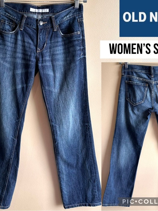 Old Navy Denim - Old Navy Jeans Womens Bootcut 2009 Low Rise Dark Wash Blue Denim 30” Inseam Sz 2